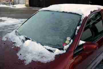 how to defrost windshield with vinegar